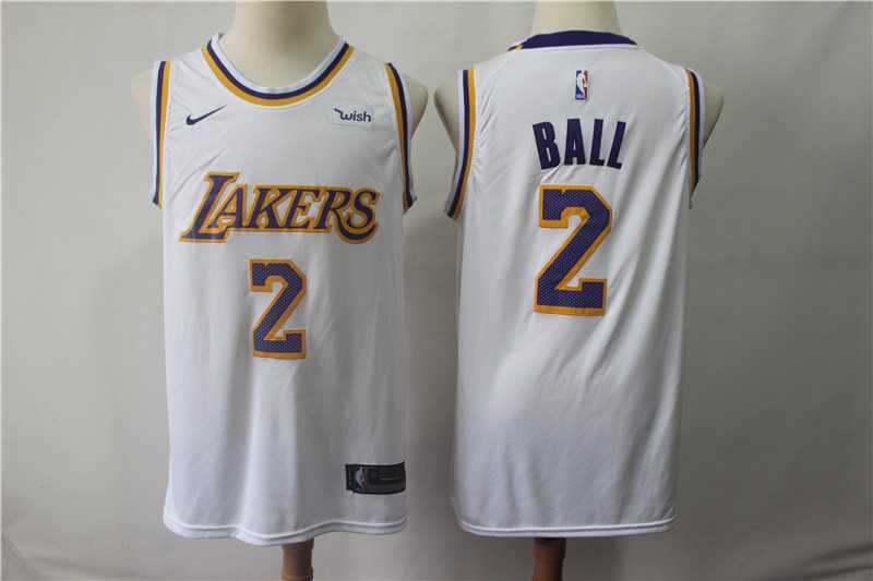 Lakers 2 Lonzo Ball White 2018 19 Nike Swingman Jersey,We sell and wholesale Lakers 2 Lonzo Ball White 2018 19 Nike Swingman Jersey on line form chian!